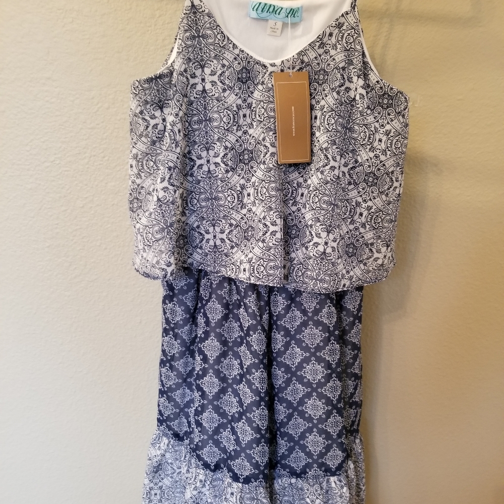 ADORABLE BLUE SUNDRESS BRAND NEW